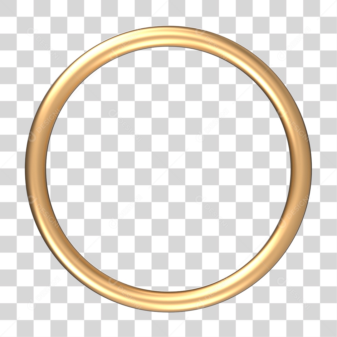 Anel de Ouro PNG Transparente