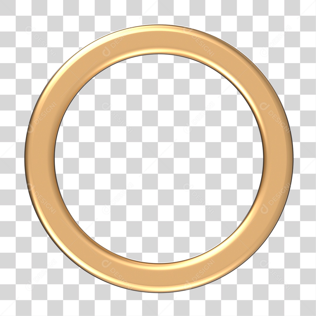 Anel de Ouro PNG Transparente