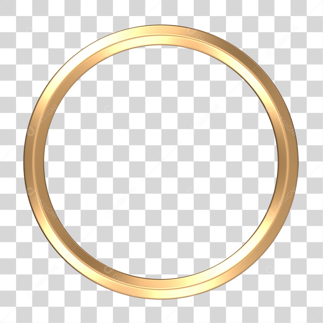 Anel de Ouro PNG Transparente