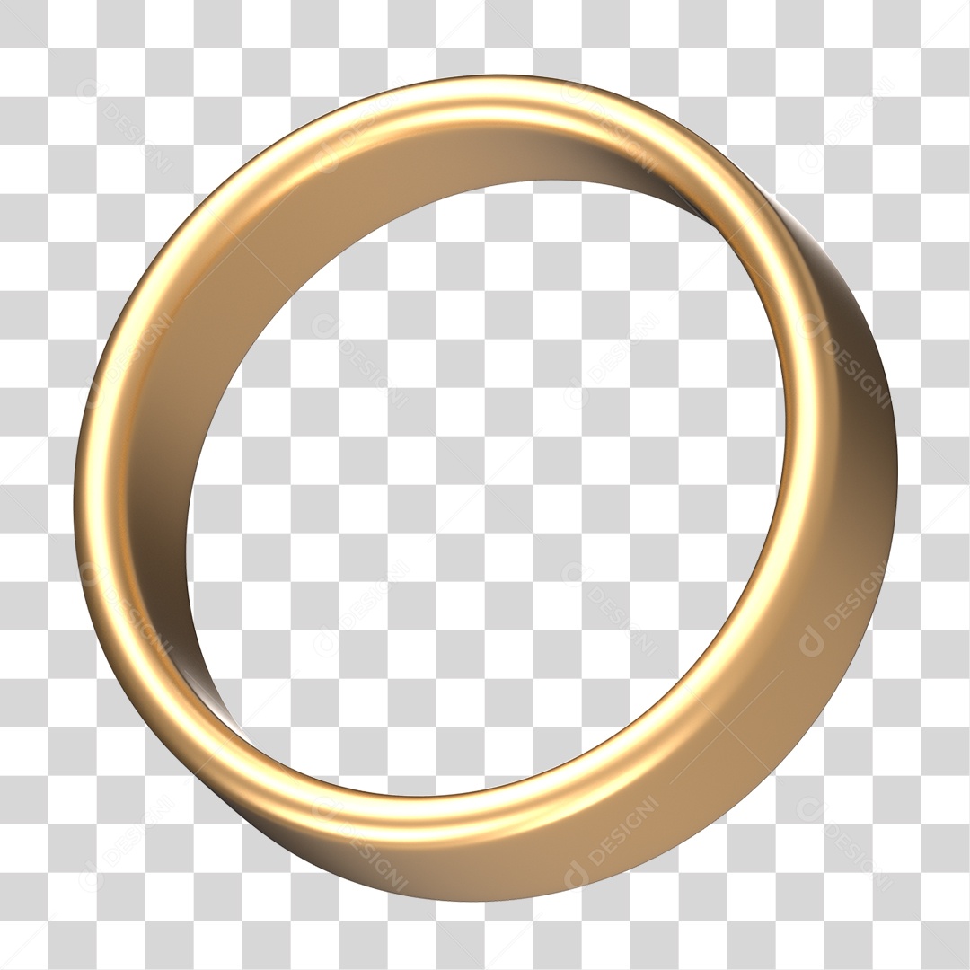 Anel de Ouro PNG Transparente