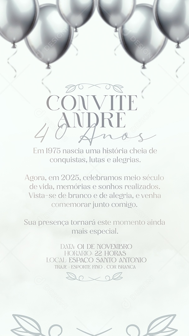 Story Convite de Casamento Social Media PSD Editável