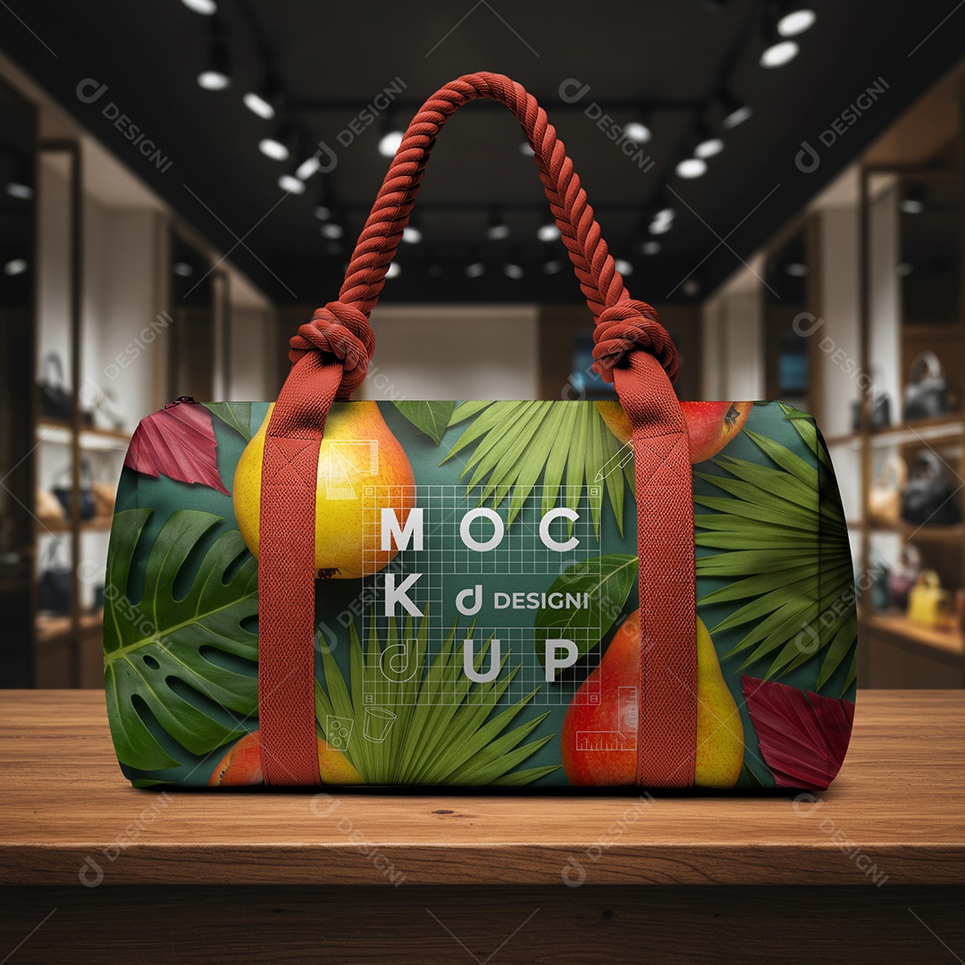 Mockup Bolsa Feminina PSD Editável