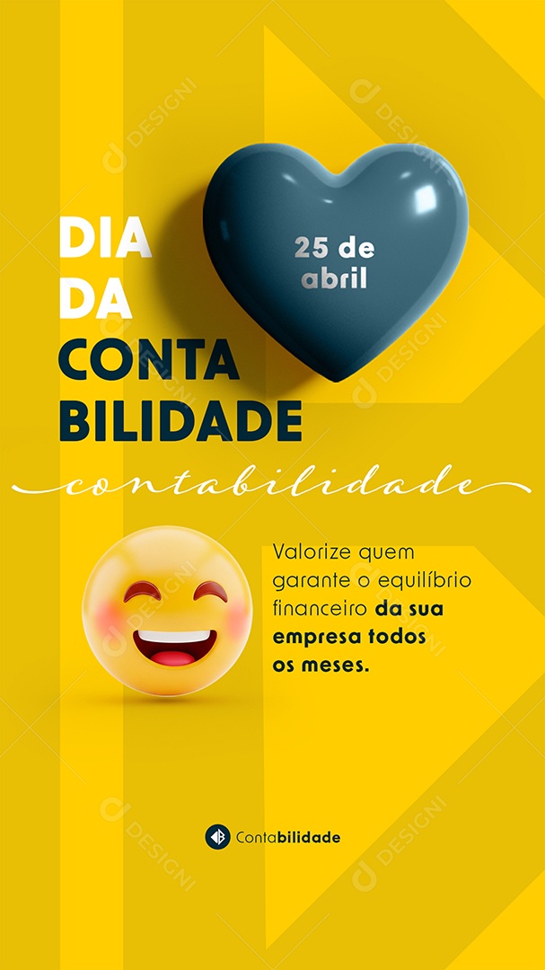 Story Dia da Contabilidade Social Media PSD Editável