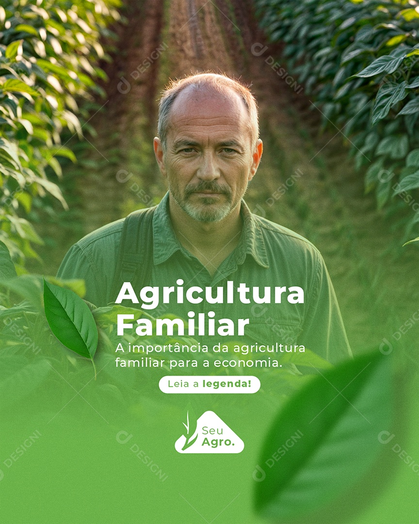 Agronegócio Agricultura Familiar Social Media PSD Editável