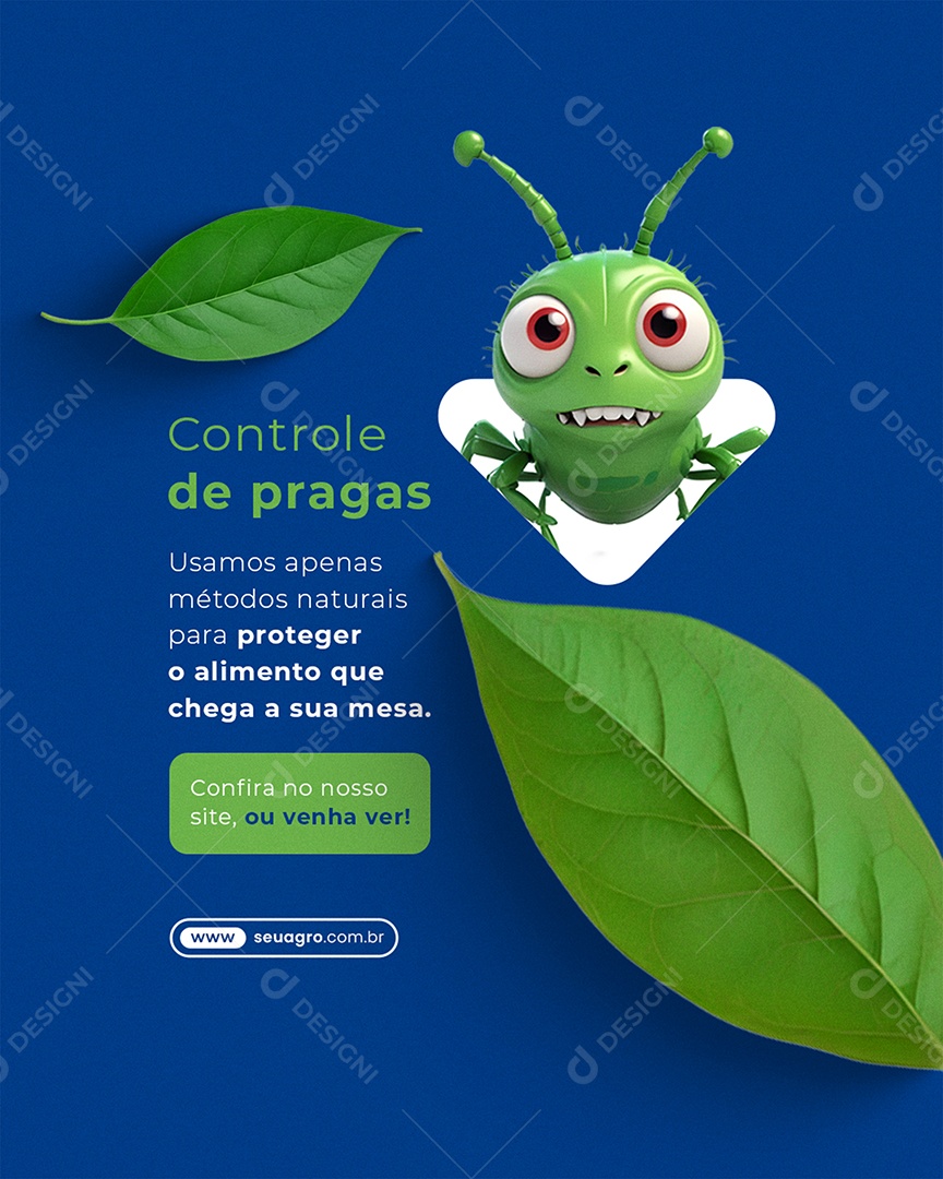 Agronegócio Controle de Pragas Social Media PSD Editável