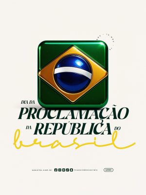 Dia da Proclamação da República 15 De Novembro Social Media PSD Editável