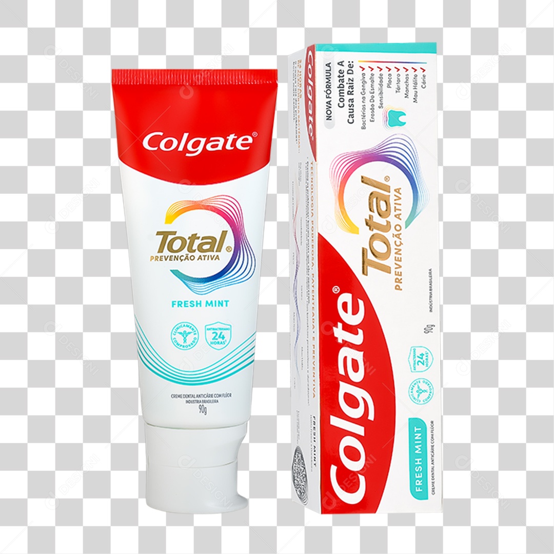 Pasta de Dente Colgate PNG Transparente