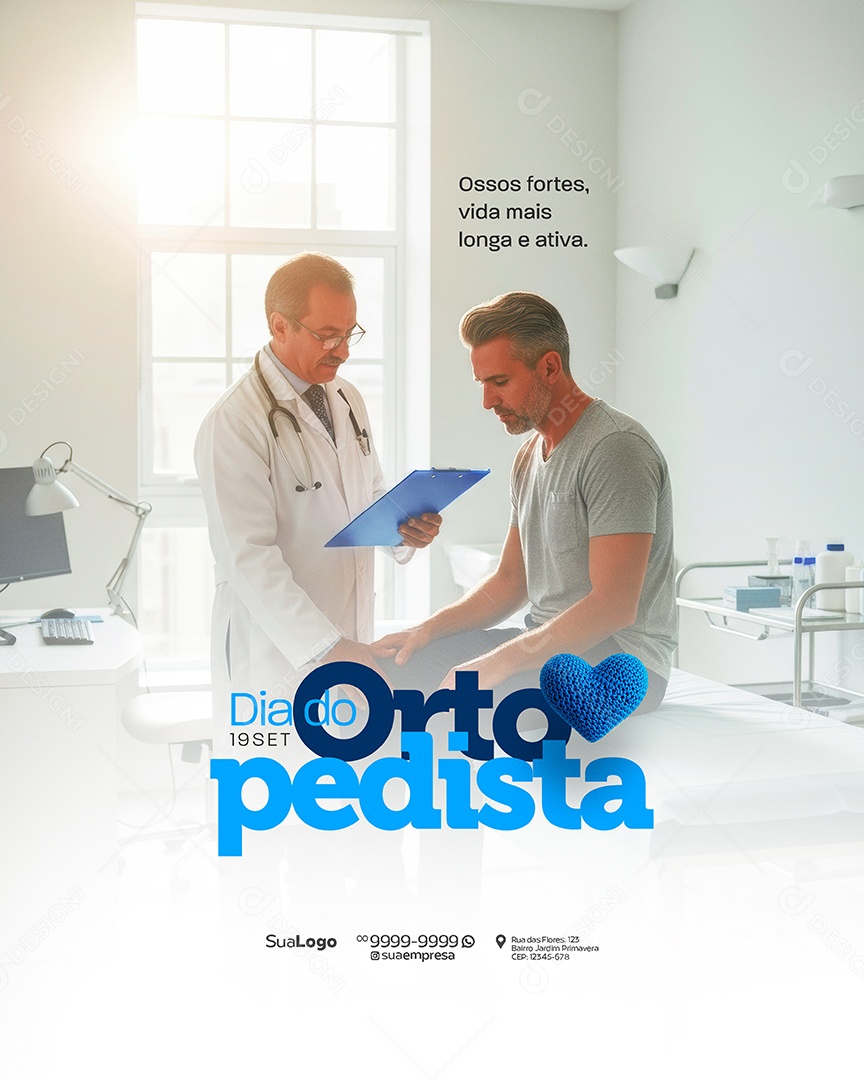 Dia do Ortopedista 19 de Setembro (2) Social Media PSD Editavel