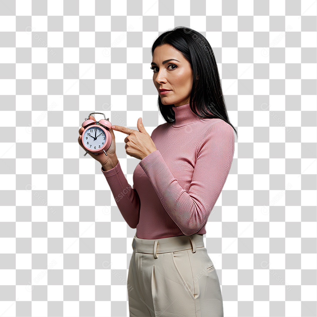 Mulher de Rosa Outubro Rosa Mês de Conscientização Sobre o Câncer de Mama PNG Transparente