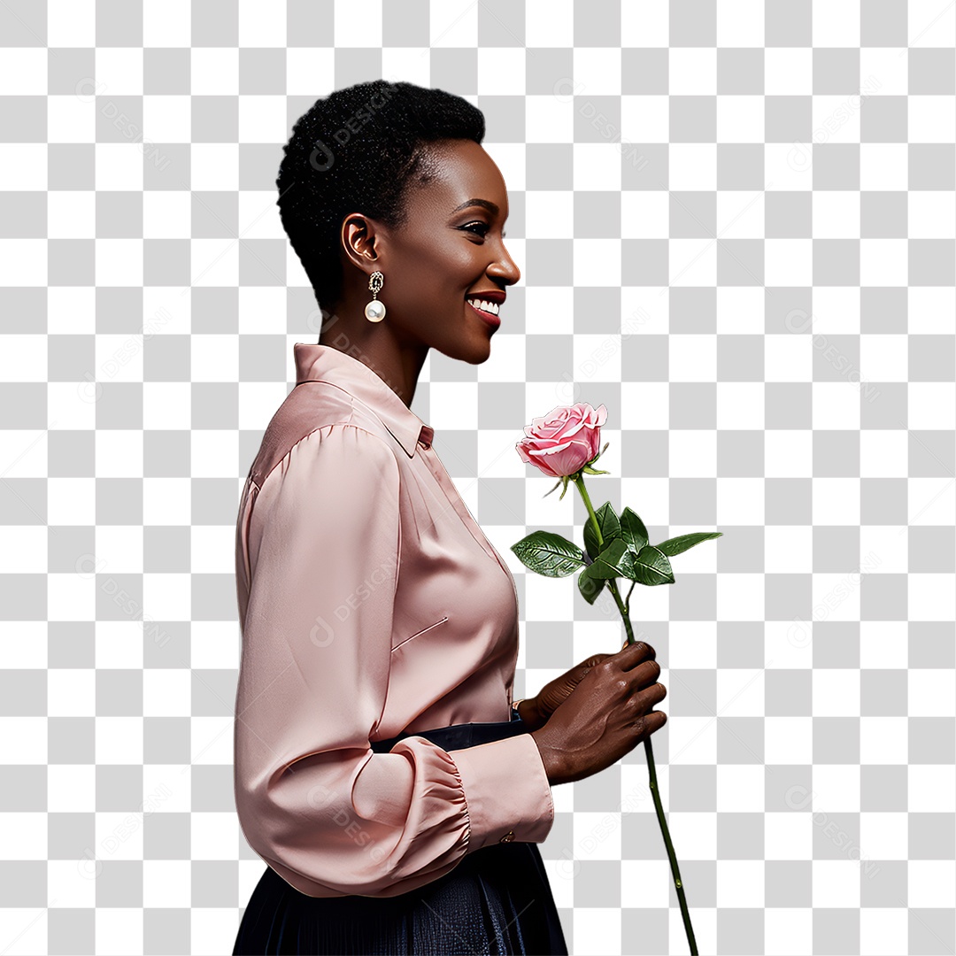 Mulher de Rosa Outubro Rosa Mês de Conscientização Sobre o Câncer de Mama PNG Transparente