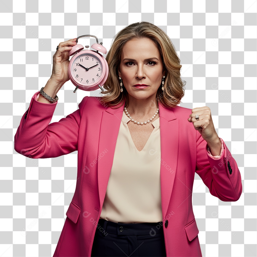 Mulher de Rosa Outubro Rosa Mês de Conscientização Sobre o Câncer de Mama PNG Transparente