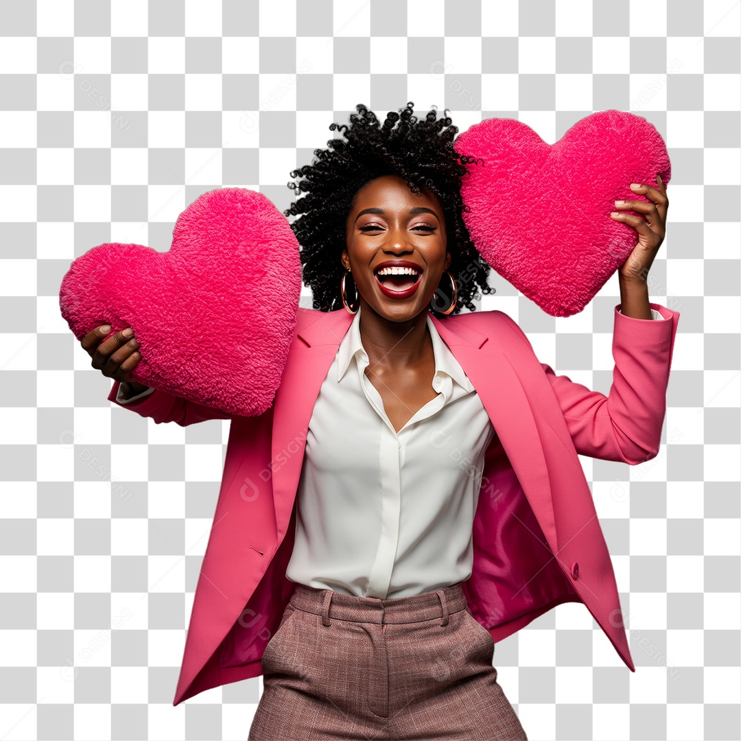 Mulher de Rosa Outubro Rosa Mês de Conscientização Sobre o Câncer de Mama PNG Transparente