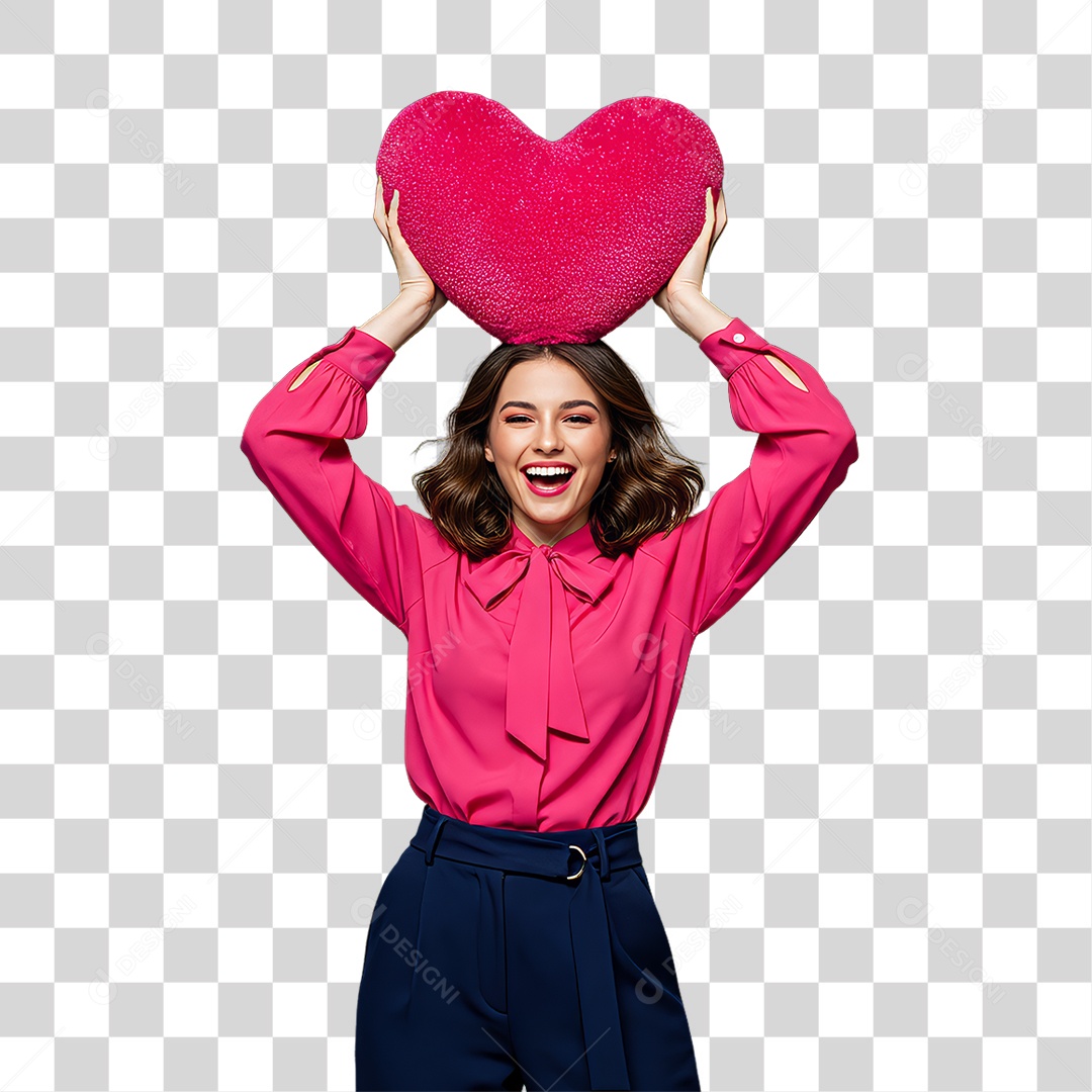 Mulher de Rosa Outubro Rosa Mês de Conscientização Sobre o Câncer de Mama PNG Transparente