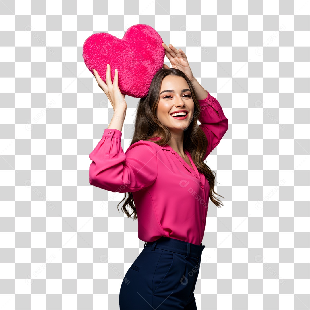 Mulher de Rosa Outubro Rosa Mês de Conscientização Sobre o Câncer de Mama PNG Transparente