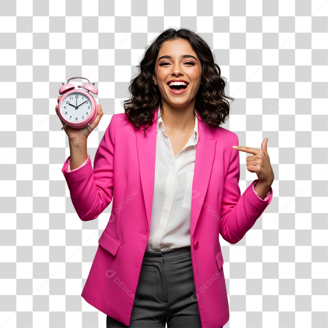 Mulher de Rosa Outubro Rosa Mês de Conscientização Sobre o Câncer de Mama PNG Transparente