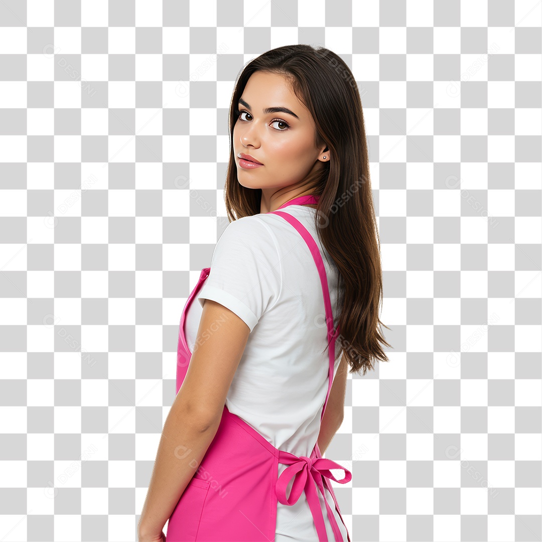 Mulher de Rosa Outubro Rosa Mês de Conscientização Sobre o Câncer de Mama PNG Transparente