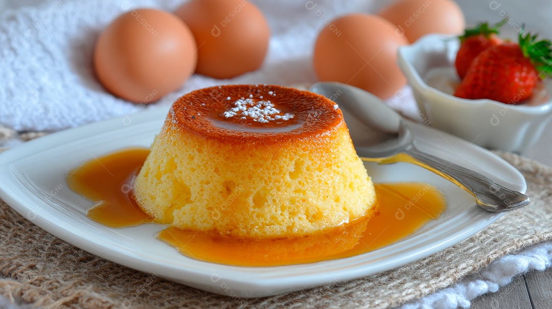 A imagem mostra um bolo que parece ser um bolo simples e fofinho.