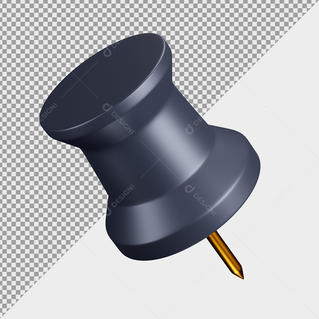 Pino 3D Elemento para Composição PSD