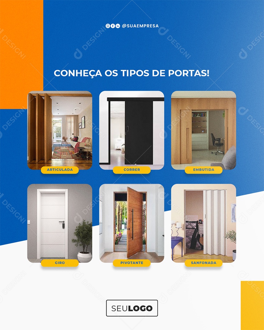 Construtora e Imóveis Social Media PSD Editável