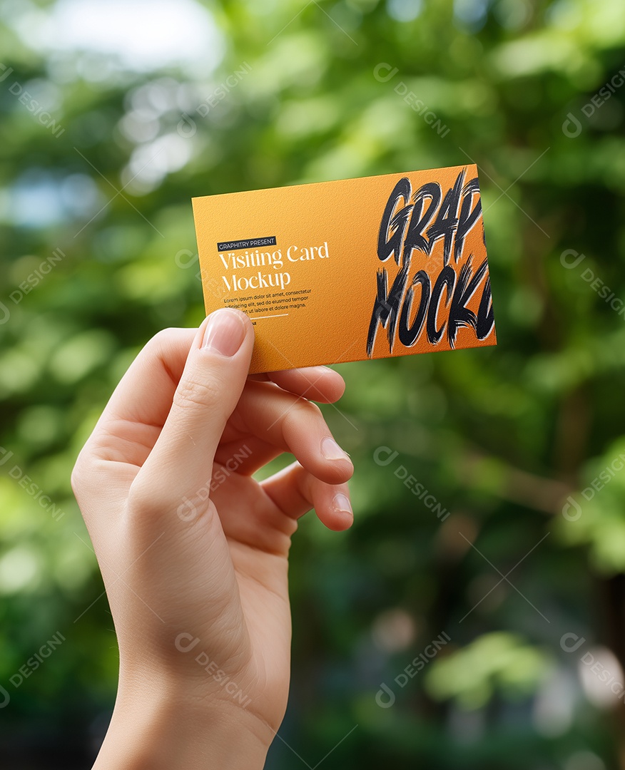 287Mockup de Cartão de Visita PSD Editável