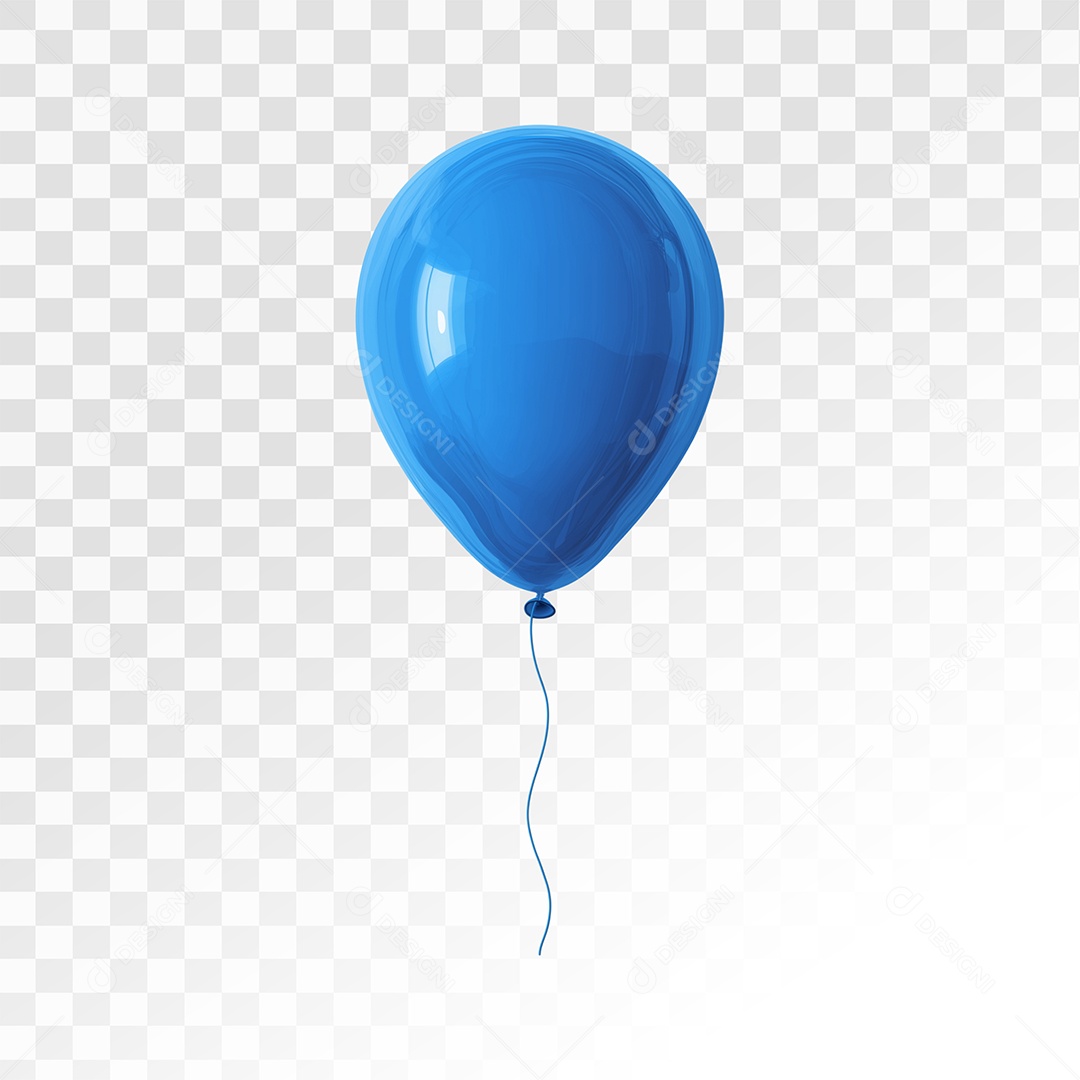 Balão Elemento 3D Para Composição PSD