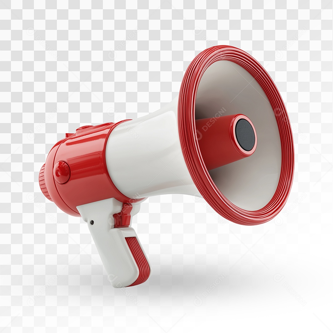 Mega Fone Elemento 3D Para Composição PSD Editável