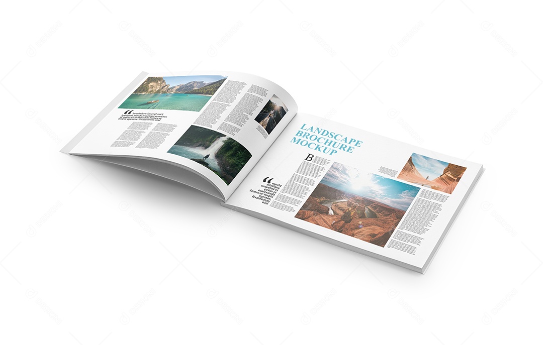 Mockup Revista PSD Editável