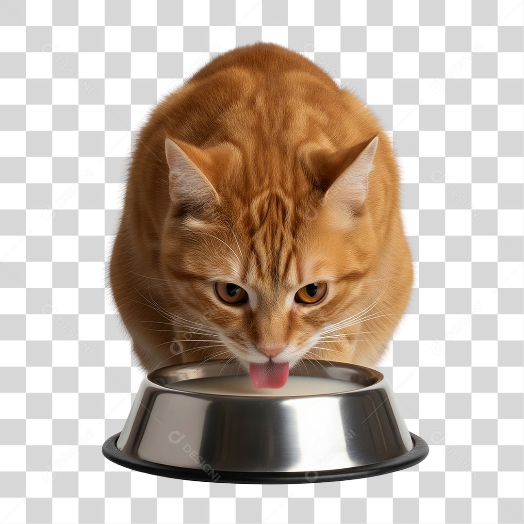 Gato Amarelo Animal Pet PNG Transparente