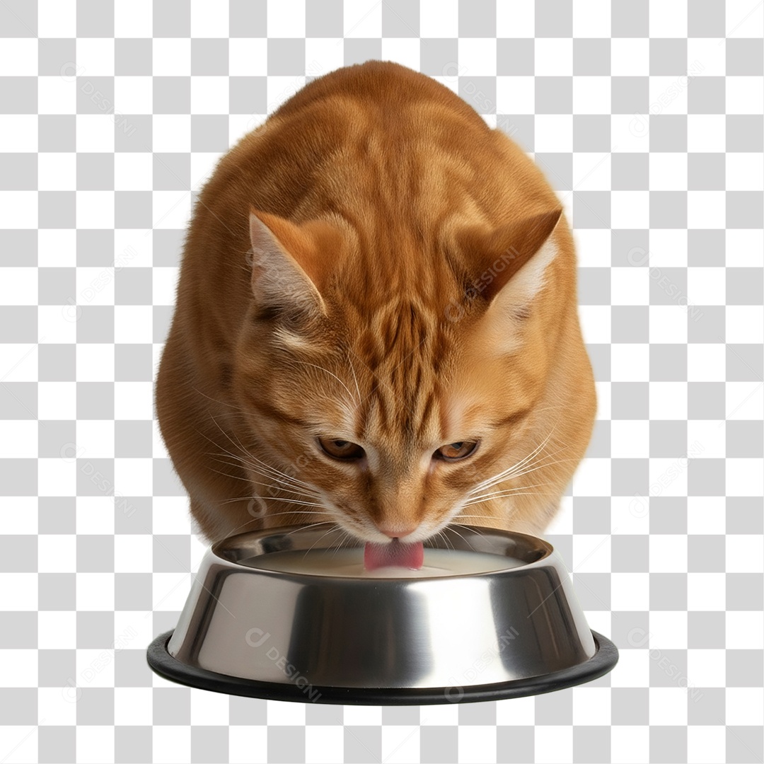 Gato Amarelo Animal Pet PNG Transparente