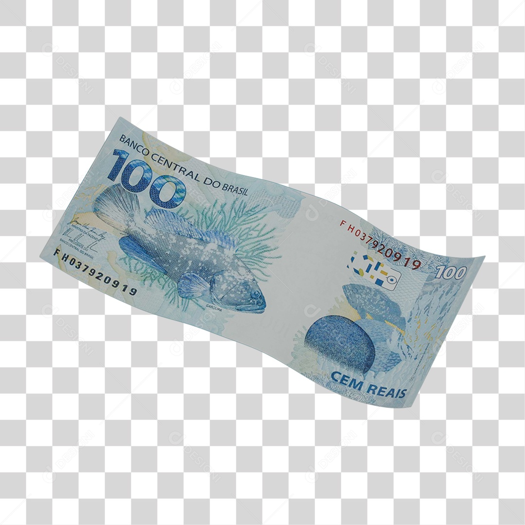 Nota de 100 Reais PNG Transparente