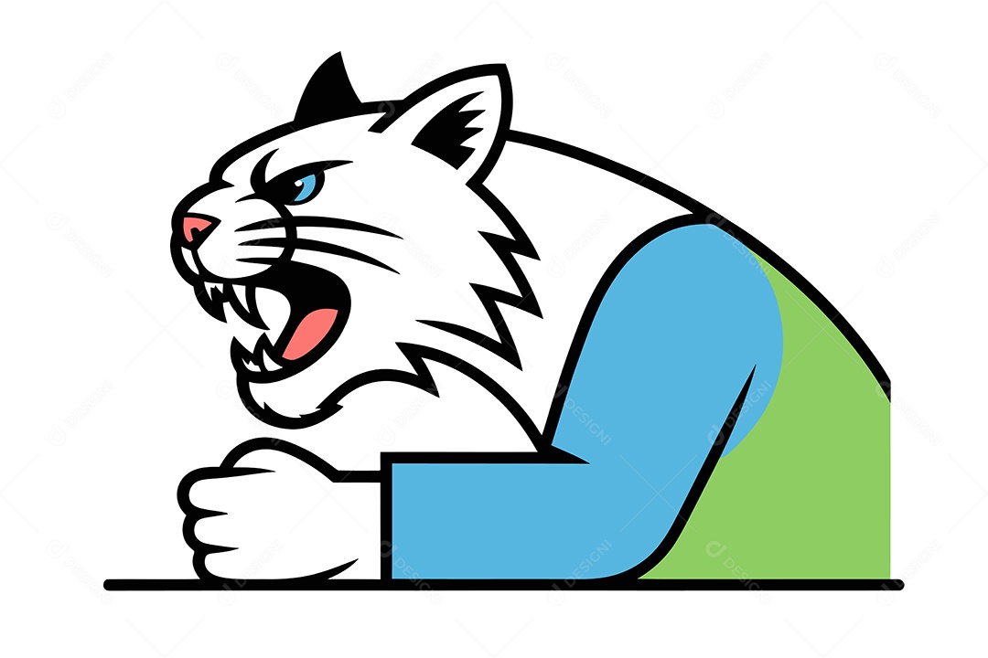 Tigre Ilustração Vetor EPS + AI