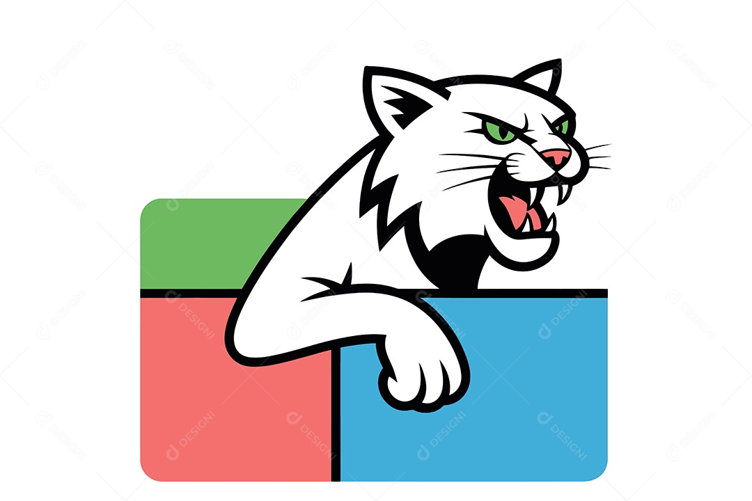 Animal Desenho Animado Ilustração Vetor EPS + AI