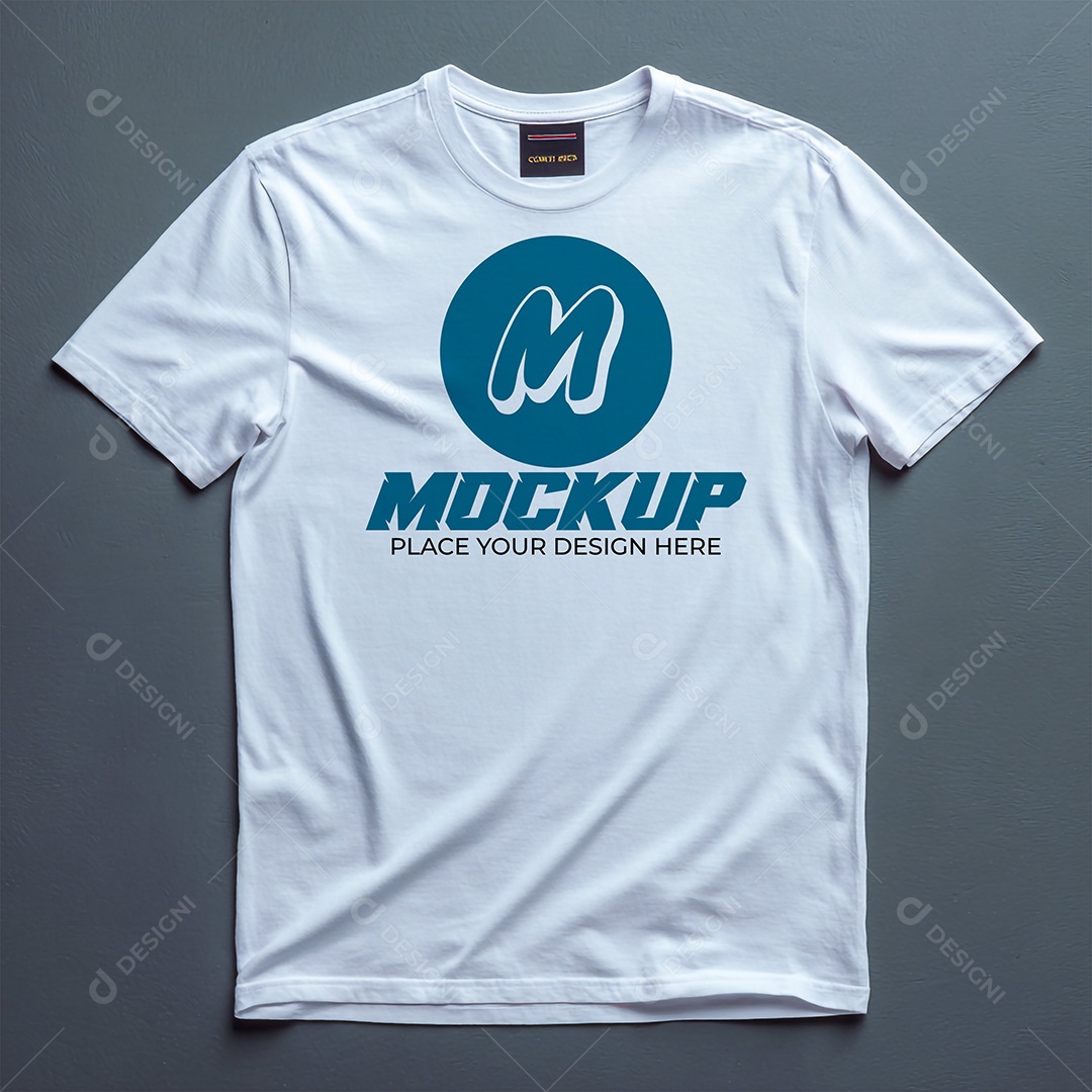 Mockup de Camiseta Feminina PSD Editável