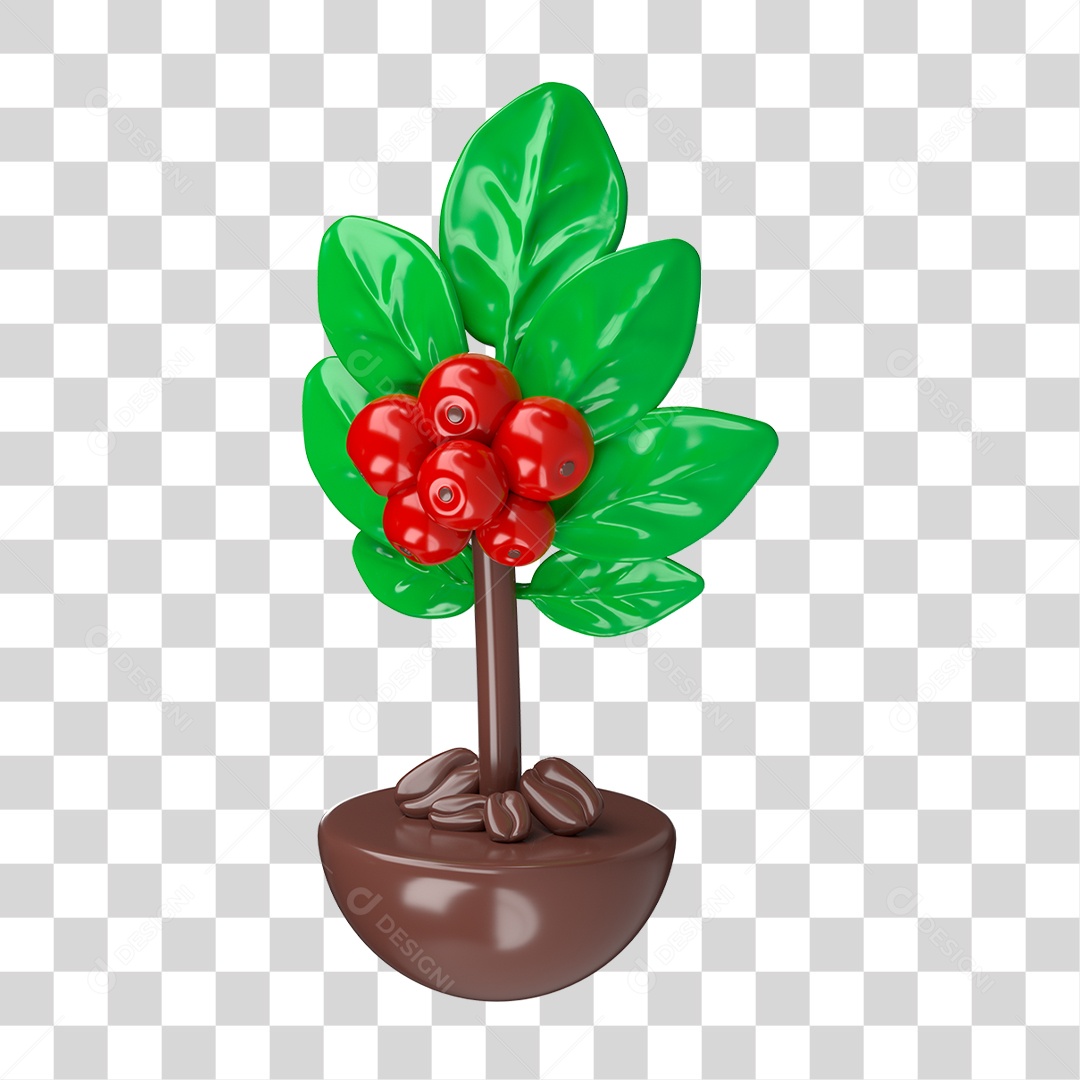 Pé de Café PNG Transparente