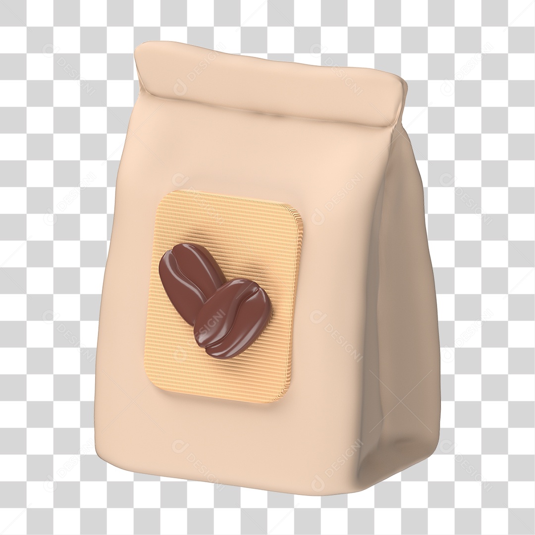 Saco de Café PNG Transparente