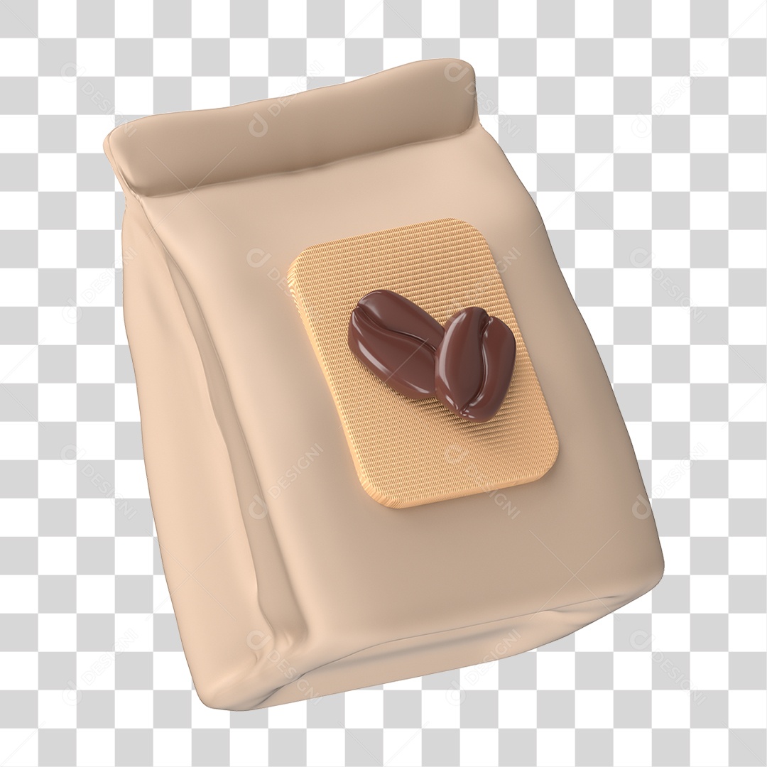 Saco de Café PNG Transparente