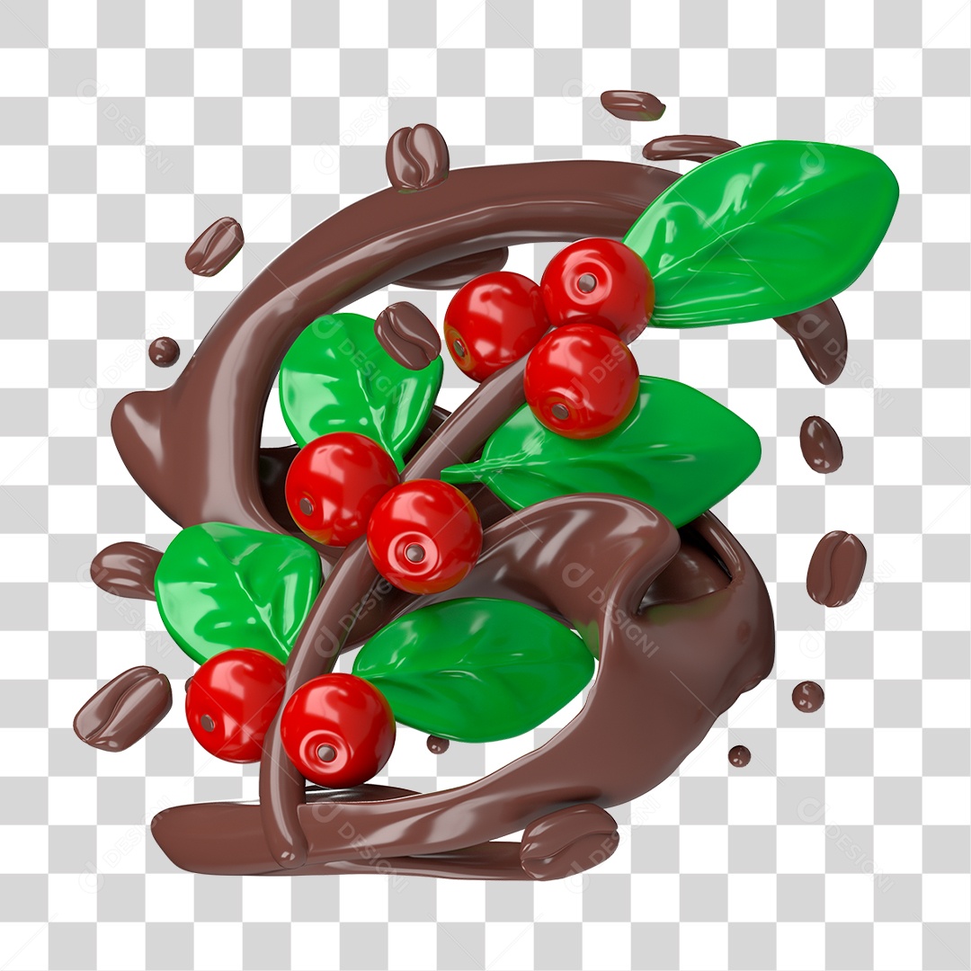 Pé de Café PNG Transparente