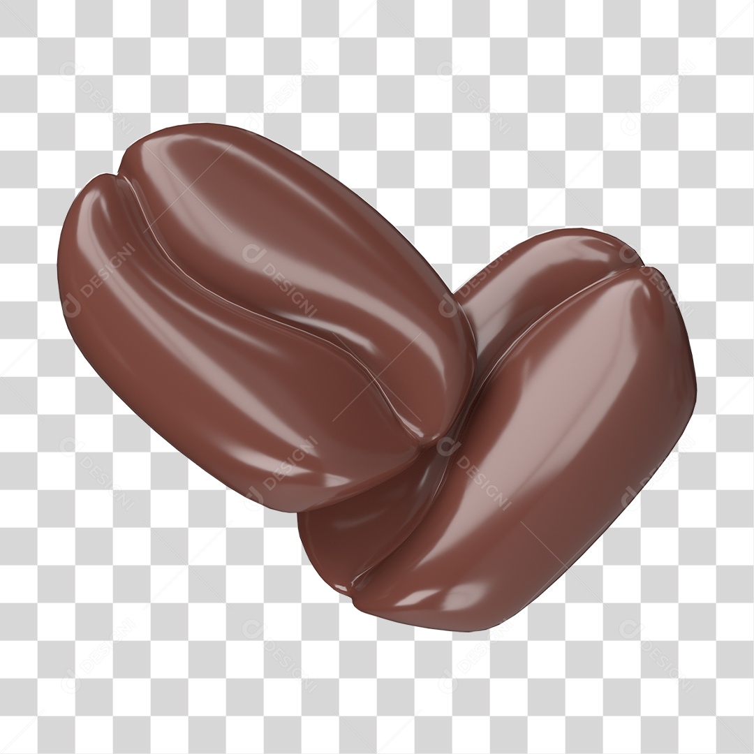 Grãos de Café PNG Transparente