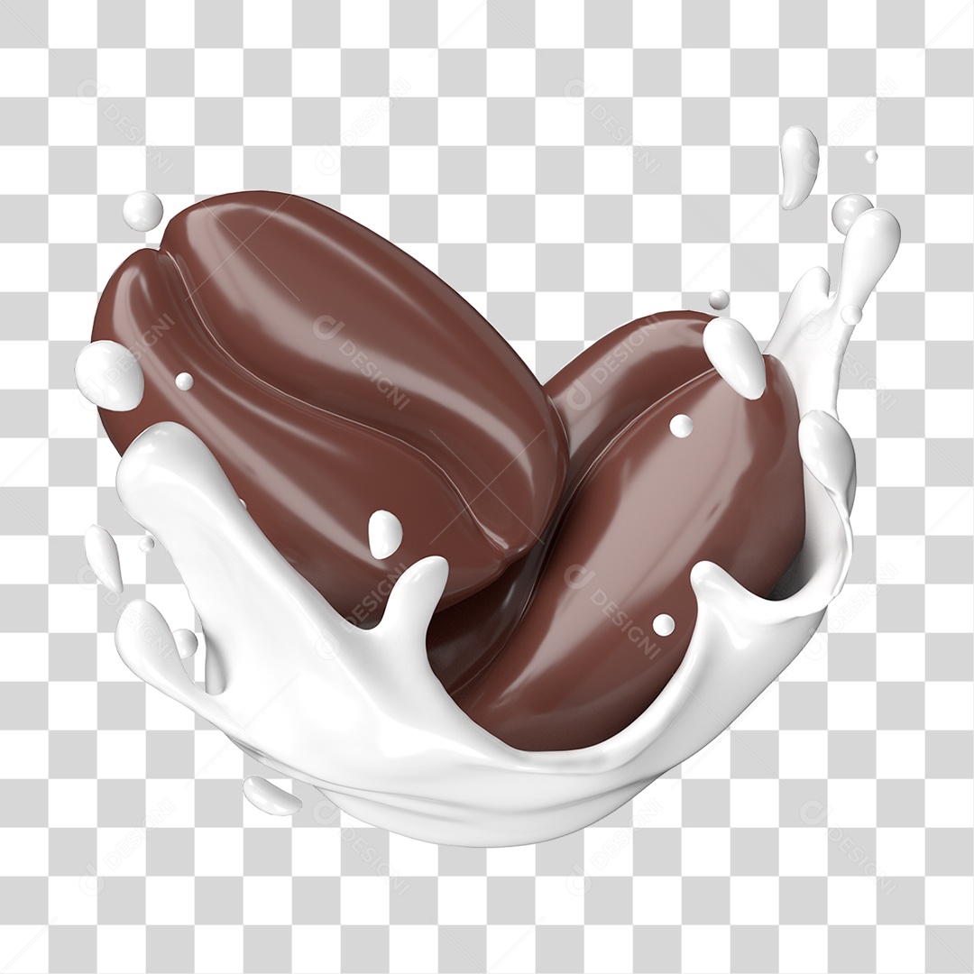 Grãos de Café PNG Transparente