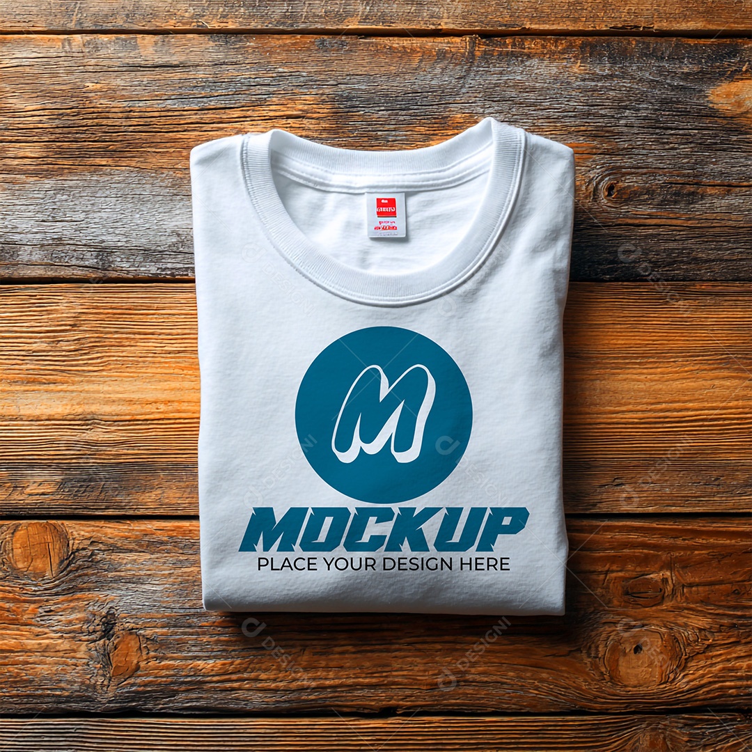 Mockup de Camiseta Feminina PSD Editável