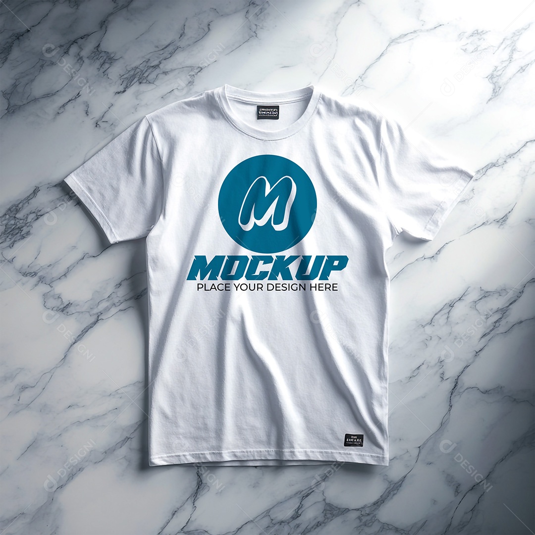 Mockup de Camiseta Feminina PSD Editável