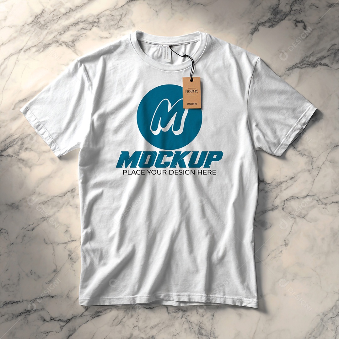 Mockup de Camiseta Feminina PSD Editável
