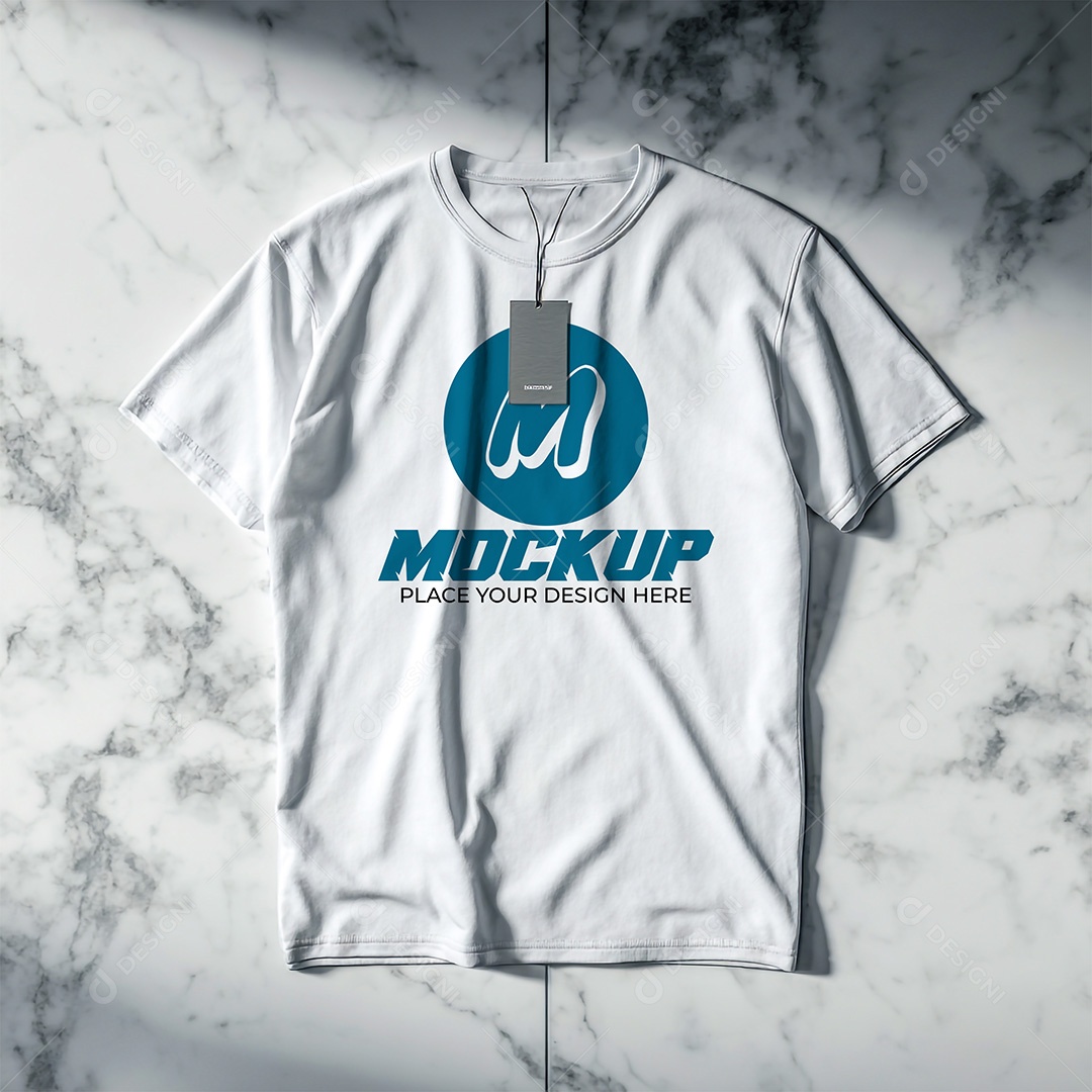 Mockup de Camiseta Feminina PSD Editável