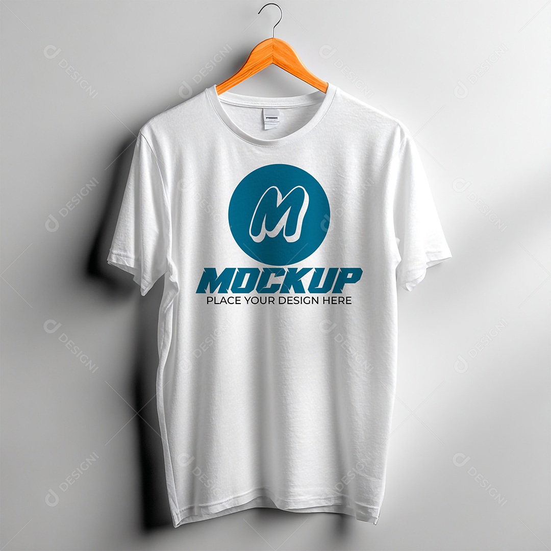 Mockup de Camiseta Feminina PSD Editável