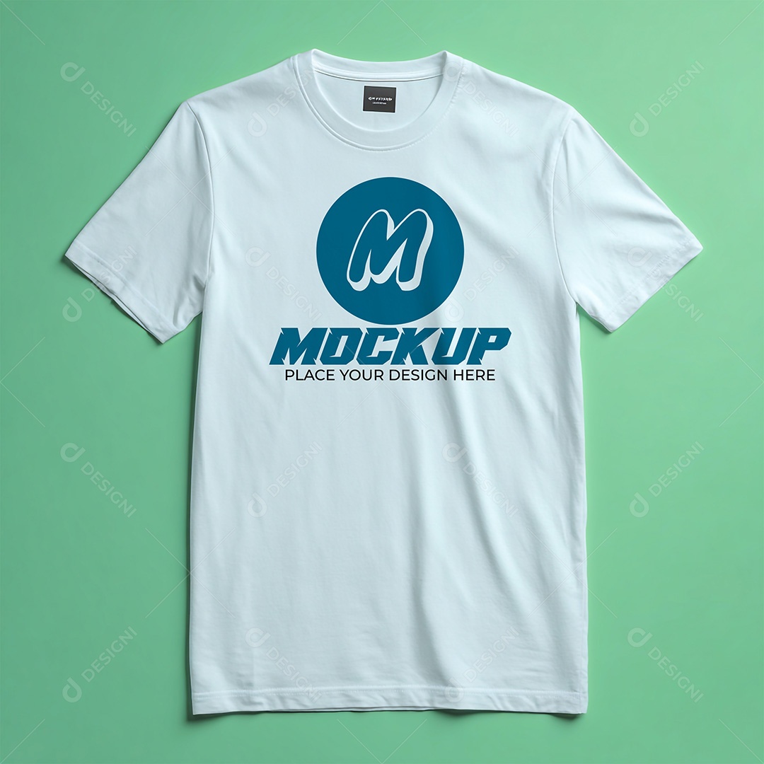 Mockup de Camiseta Feminina PSD Editável