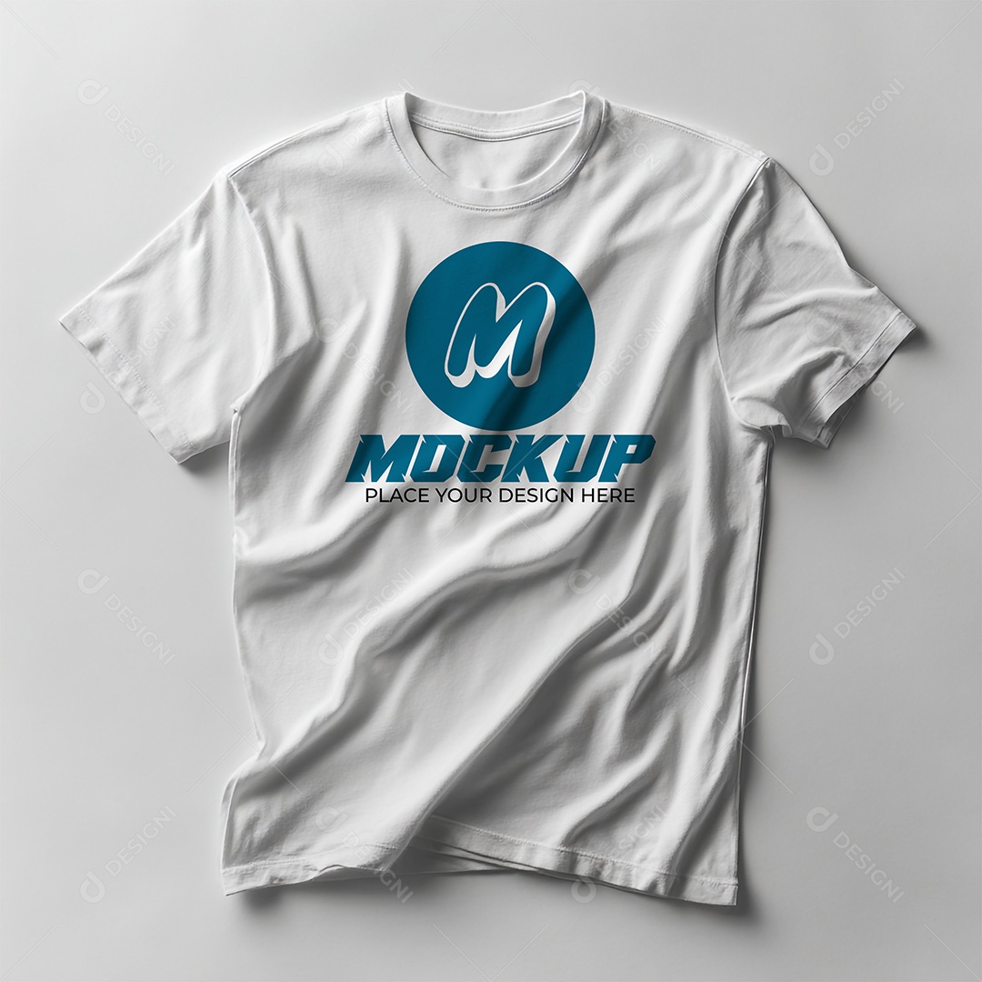 Mockup de Camiseta Feminina PSD Editável