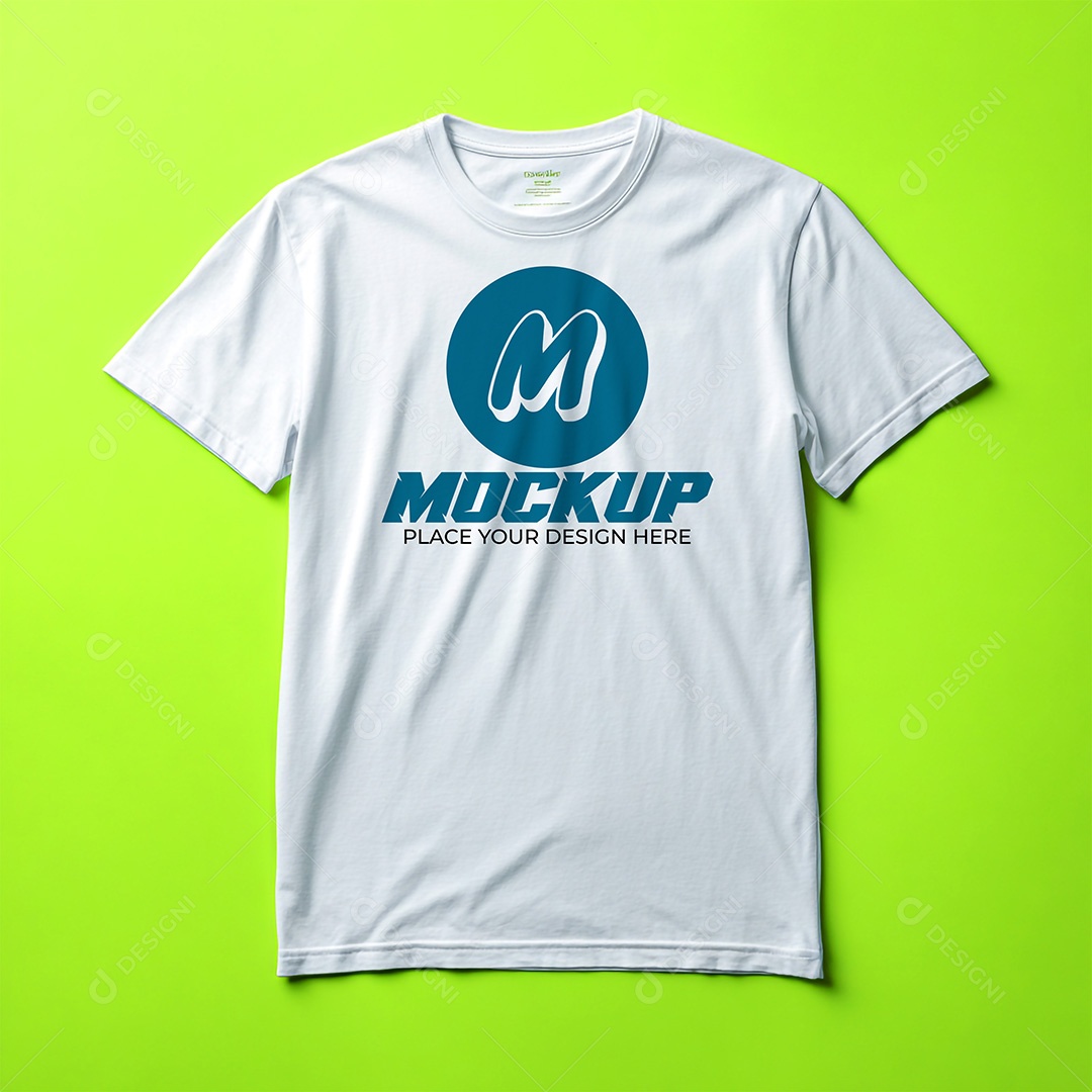Mockup de Camiseta Feminina PSD Editável