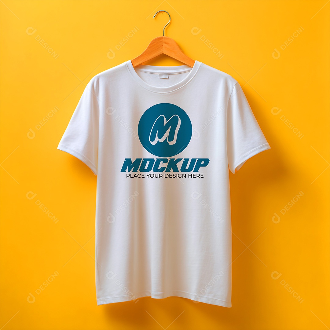 Mockup de Camiseta Feminina PSD Editável