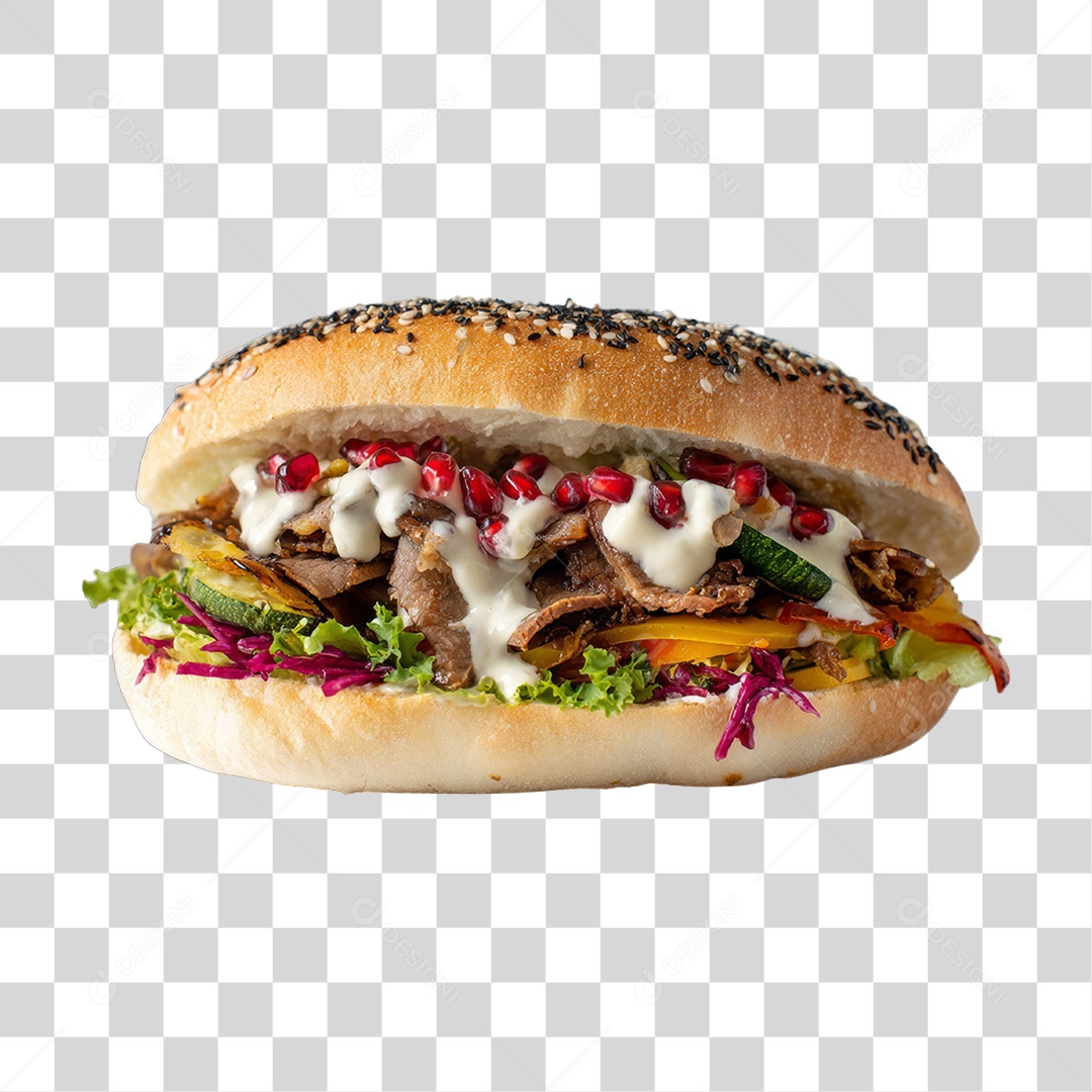 Lanche Hot-dog PNG Transparente