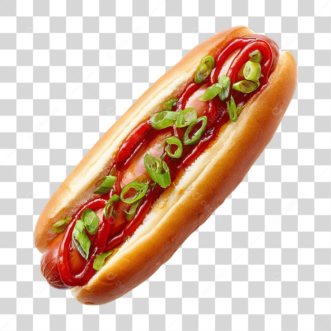 Lanche Hot-dog PNG Transparente